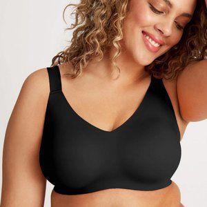 Padded V-Neck Bra - Wide Strap Medium Support